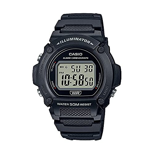 Параллельный импорт Продукт CASIO Casio Standard W-219H-1A Часы Мужские Женские Дети Дети Мальчики Девочки...