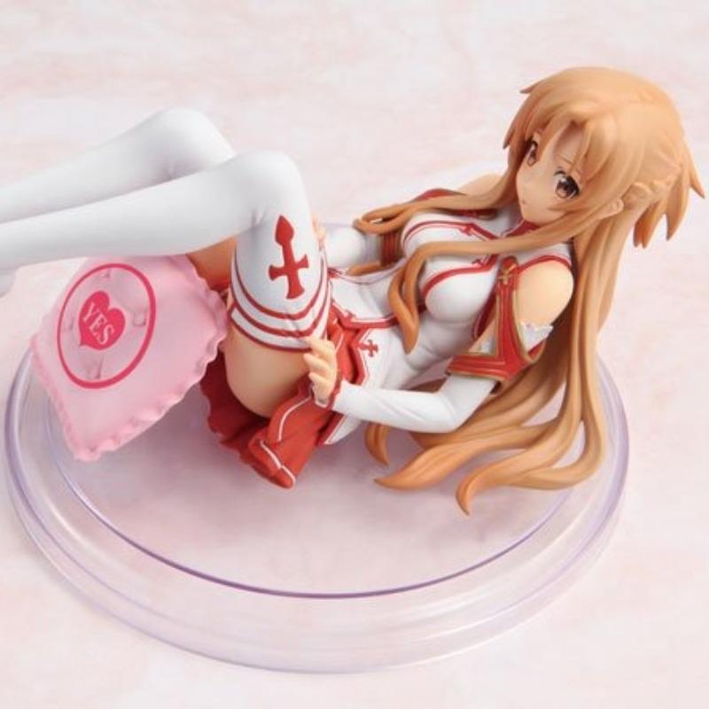 Аниме Sword Art Online Фигурка Юки Асуна Модель Декор для рабочего стола Кукла из ПВХ Фигурка Действия Коллекционные Игрушки Подарки