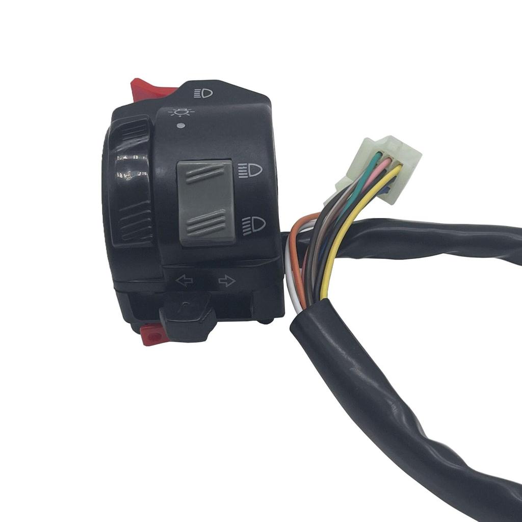 HANSWD 7/8'' 22mm Motorcycle ATV Handlebar Control Switch Headlight Fog Lamp Turn Signal Horn