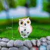 1Pcs Home Decoration Owls Figurine DIY Craft Micro Landscape Ornament New Animal Miniatures