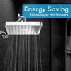 Anti-Clogging Rain Showerhead High Pressure Waterfall Shower Head Rainfall Shower Head  Home Use