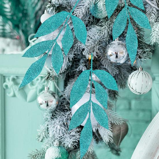 20 шт., искусственные листья, цветы, сверкающие, не требуют воды, реалистичный вид, простота в уходе, имитация листьев