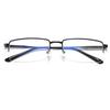 Business Metal Half Frame Myopia Glasses Frame Male Anti-Blue Light Ultra-Light Small Frame Computer Mirror Business Eye Frame Female