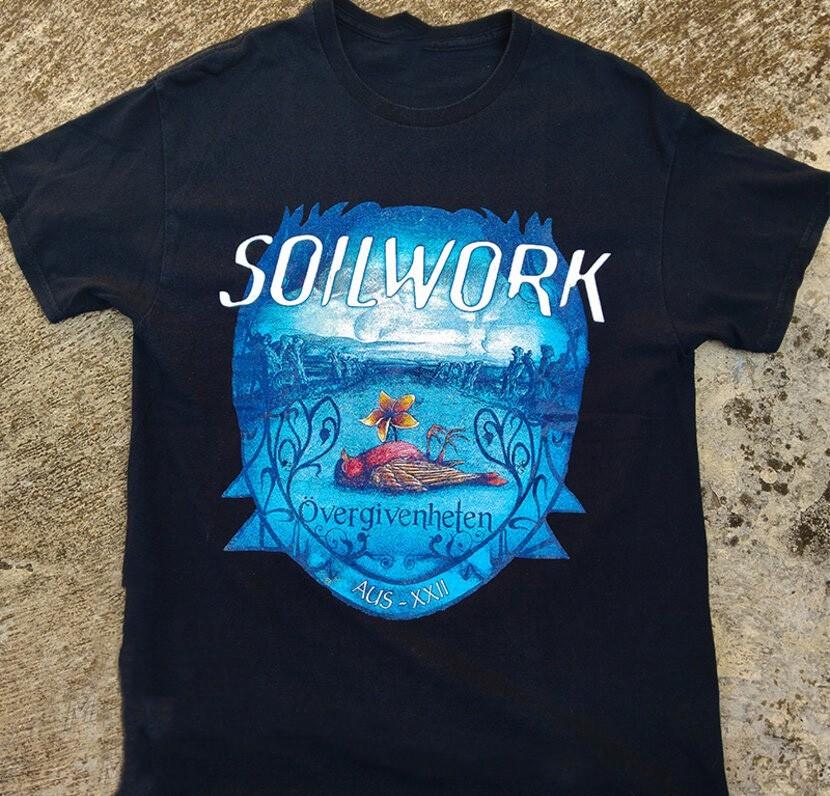 Soilwork Band Overgivenheten Australian Tour Shirt Black Unisex S-5XL E2146