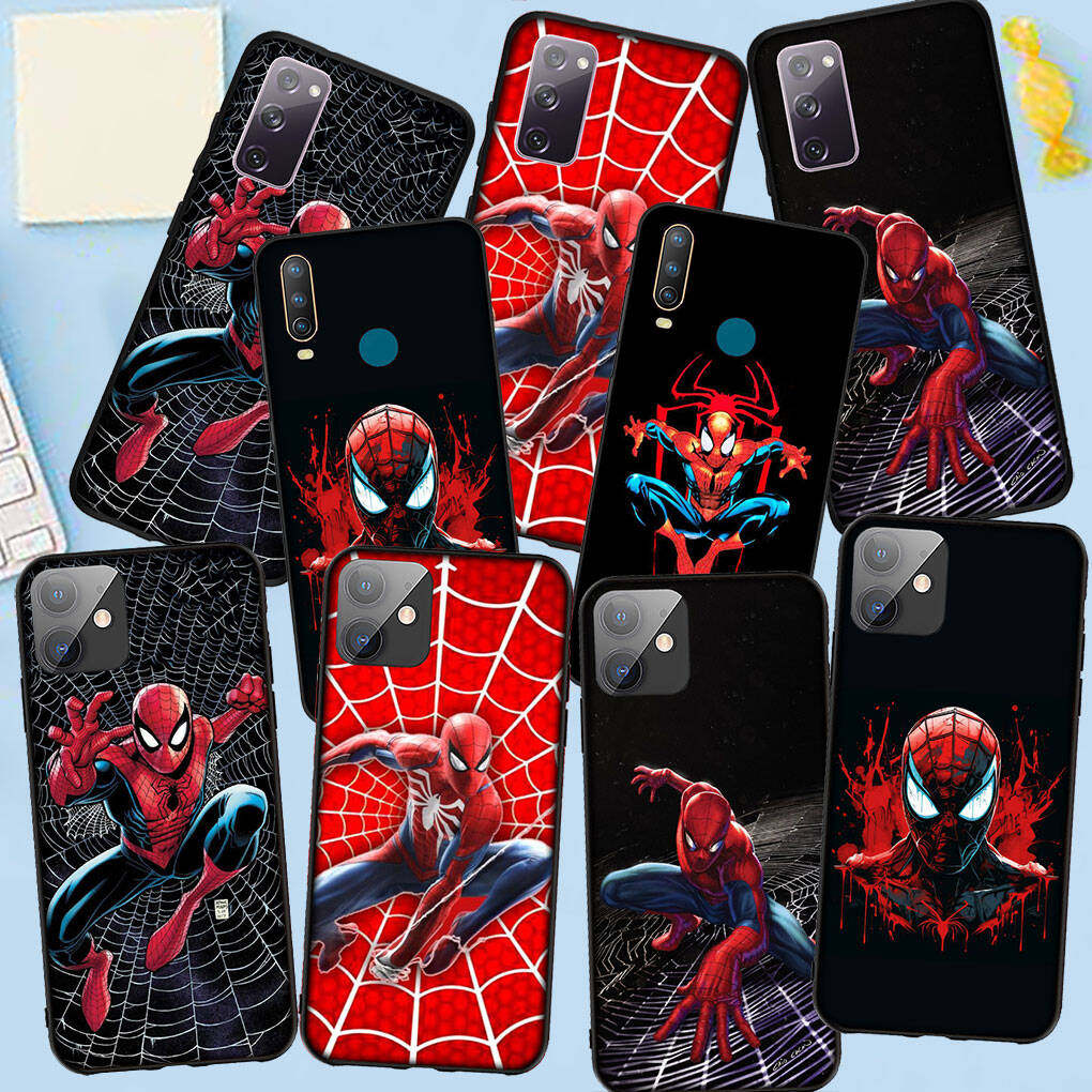 Phone Case for iPhone 17 16 15 Plus Huawei P30 P20 Lite Redmi Note 14 12 11 13 Pro Max OPPO A60 A80 A40 A18 A38 A54 Spider Man Comics Spiderman Cover