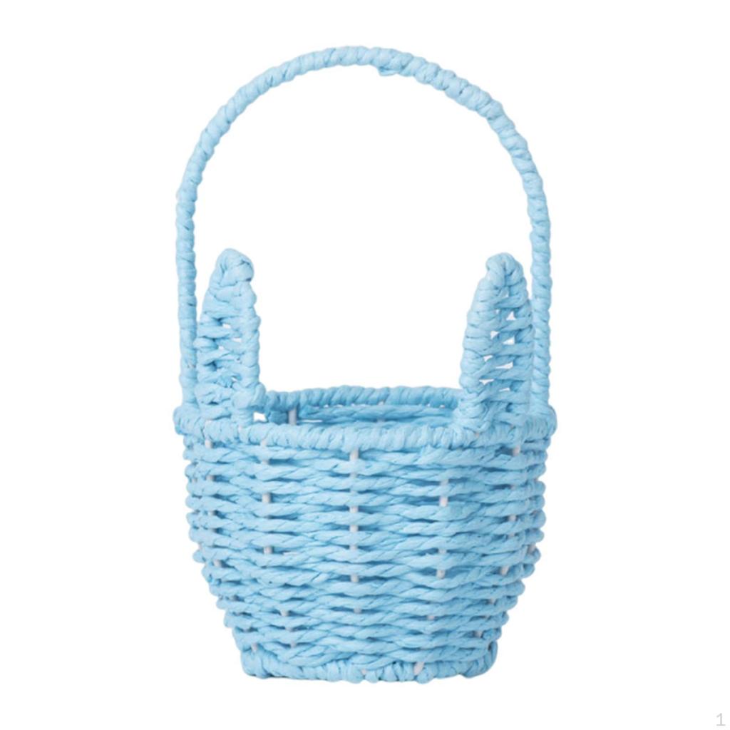 Корзина кролика для Пасхи и использования в качестве цветочницы, хранение событий Главная