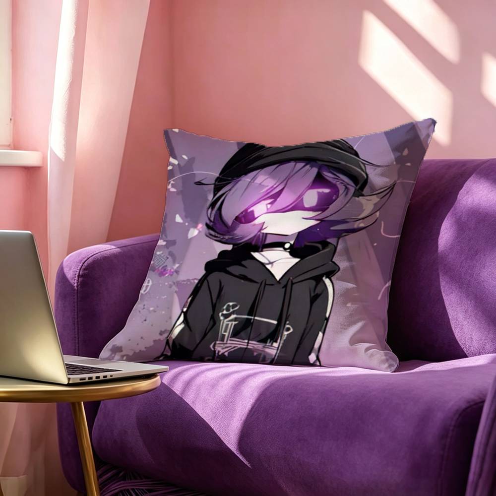 Anime MMurder Drones Pillow Case Square DoubleSided Sofa Cushion Cover Bedroom Bedside Pillow