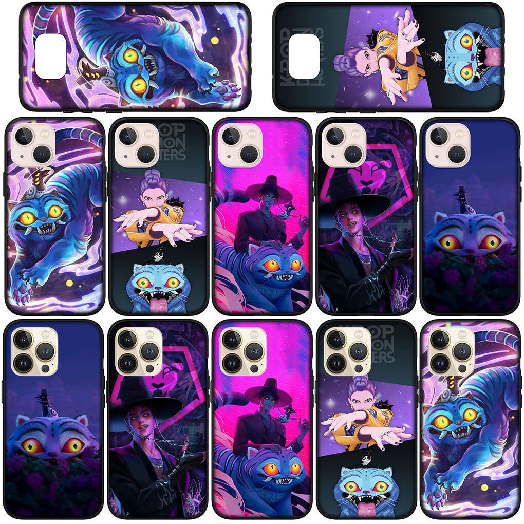 Phone Case for iPhone 17 16 15 Plus X Huawei P30 P20 Lite Redmi Note 14 12 11 13 Pro Max OPPO A60 A80 A40 A18 KPop Jinu Demon Rumi Tiger Hunters Cover
