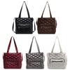 Cotton-Padded Bag Nylon Winter Top-handle Bags Waterproof Fashion Casual Soft Warm Adjustable for Shopping Travel CLE