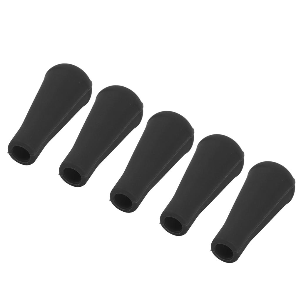 5PCS Archery Arrow Tip 8MM Inner Diameter Rubber Arrow Points For Arrows Training Outdoor Black