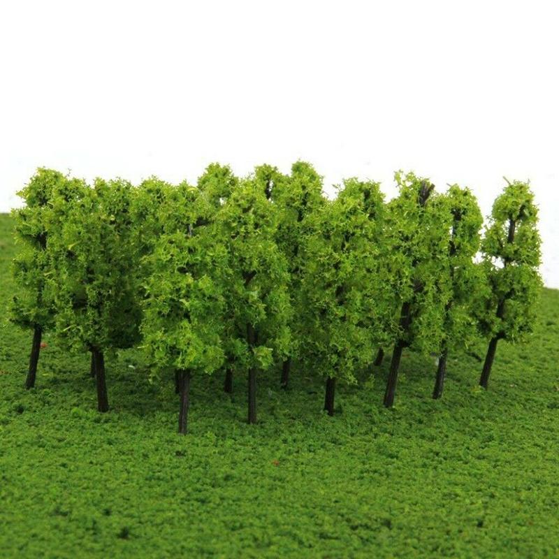 20X Model Trees Garden Miniature Scenery Railway Railroad Landscape Scale