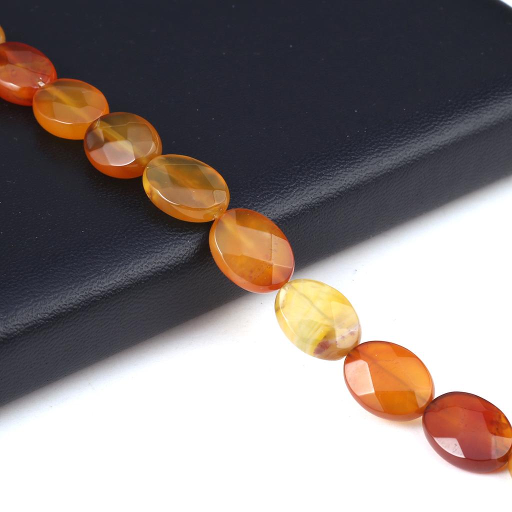 Бусины из натурального камня опал/агат/малахит овальные граненые бусины для изготовления ювелирных изделий DIY ожерелье браслет серьги аксессуар