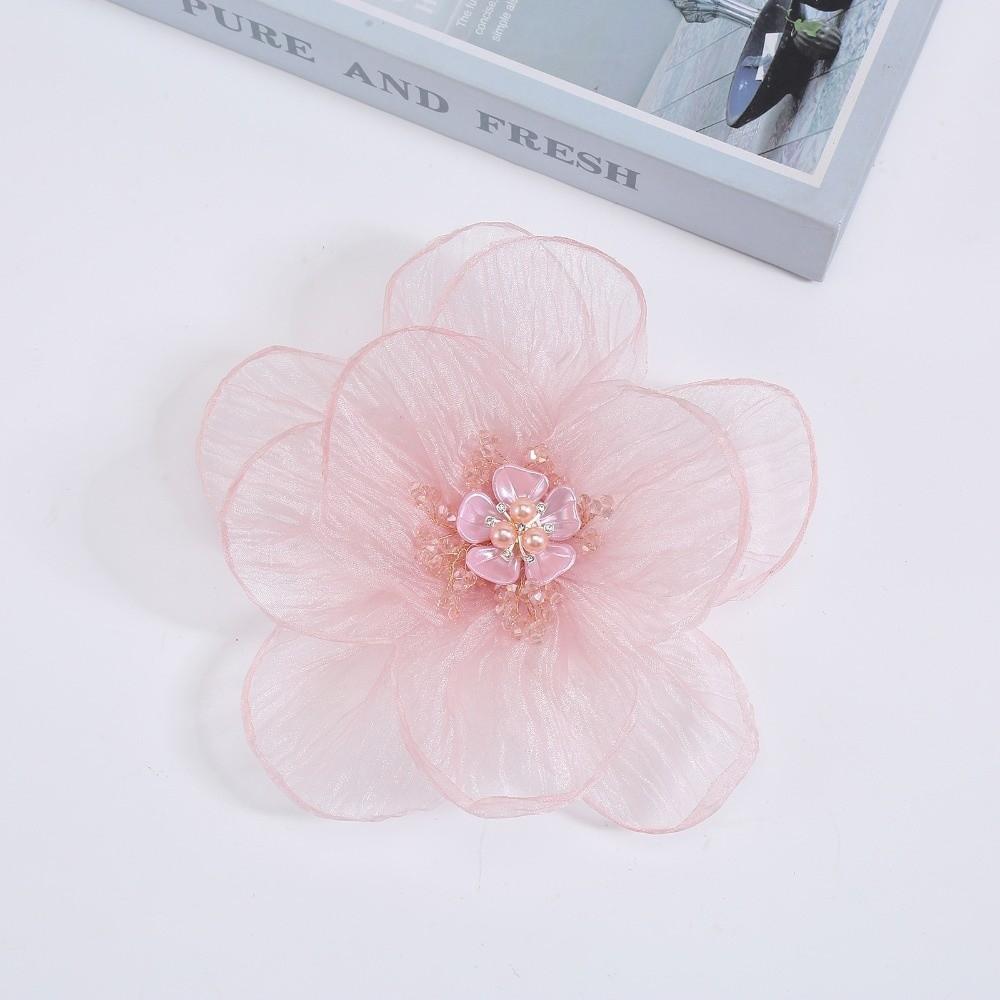 Multi-colored Flower Brooches Pins Wedding Party Jewelry Yarn Flower Brooch Women
