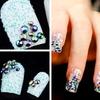 Nail Art Легкий в использовании набор для ногтей со стразами из смолы и кристаллами для ежедневного использования