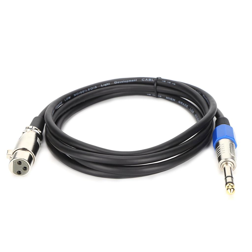 JORINDO JD6015 XLR Female to 6.35mm Jack Balanced Signal Cable XLR to 1 4 Inch Microphone Cable 2 M
