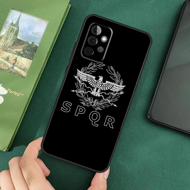 Римская Императорская Легионная Крышка SPQR Для Samsung Galaxy A54 A52S A52 A32 A22 A12 A72 A33 A53 A73 A14 A70 A51 A71 Чехол