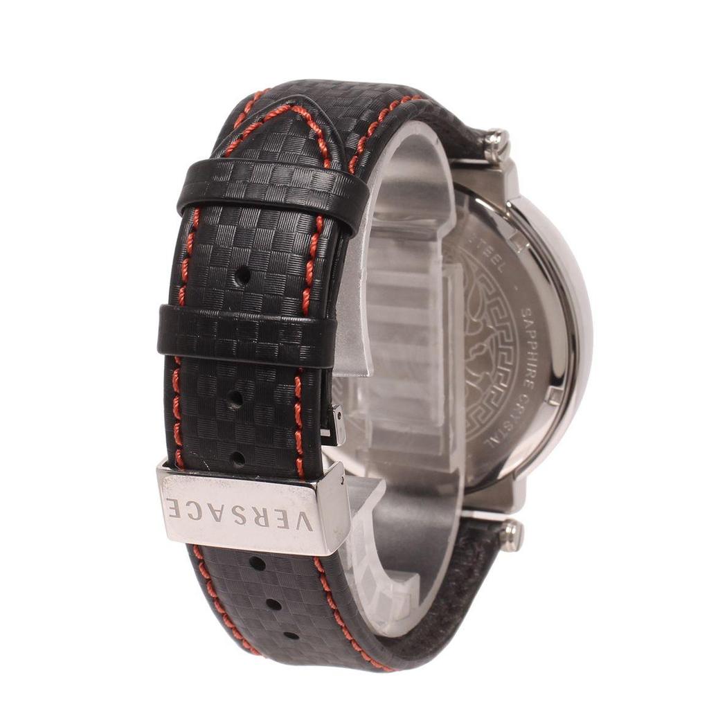 Б/У Хорошее состояние Часы Versace VFG 051484320138 Кварцевые Черные Мужские VERSACE