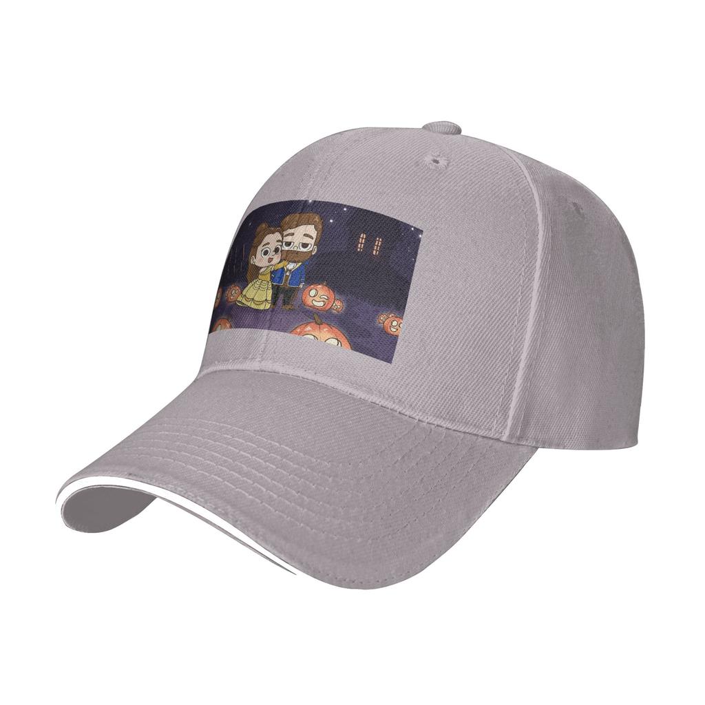 Pibubeauty and beast Pibubear Cap Casual Baseball Caps Adjustable Hat Hip Hop Summer Unisex Baseball Hats Customizable