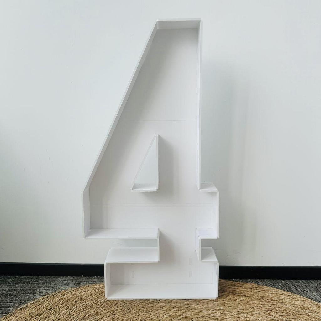 1 шт. 73 см Цифровая Рамка для Шаров-Вывесок Без Шаров Белая KT-Плита Цифра 0-9 Вставная KT-Плита Декор для Вечеринки День Рождения Украшение на Годовщину