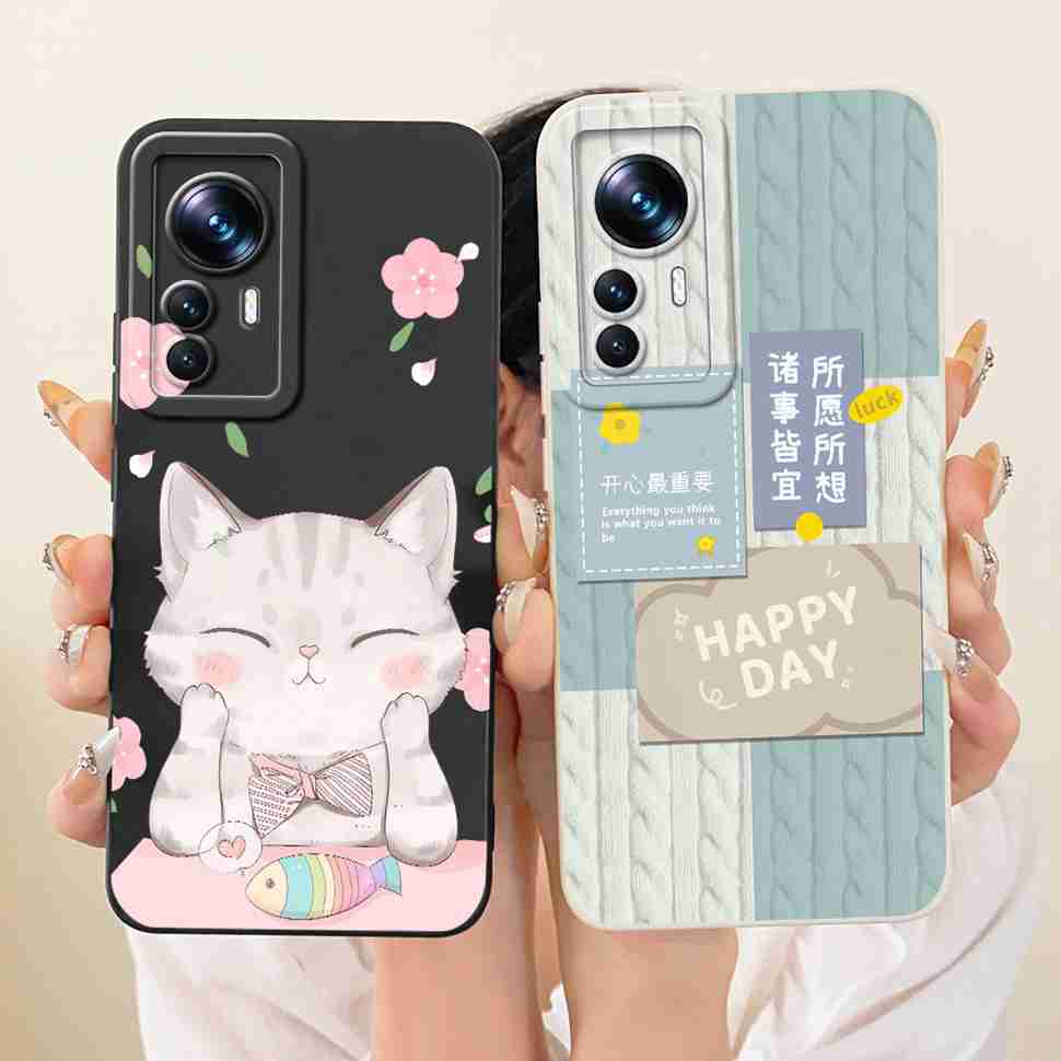 For Xiaomi Mi 12T Case 22071212AG Simple Style Popular Print Silicone Back Cover For Xiaomi Mi 12t Phone Cases Bumper
