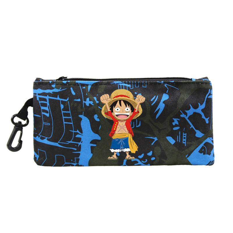 Riman Animation Peripheral Printing Pencil Case, Primary And Secondary School Students Stationery Zipper Pencil Case