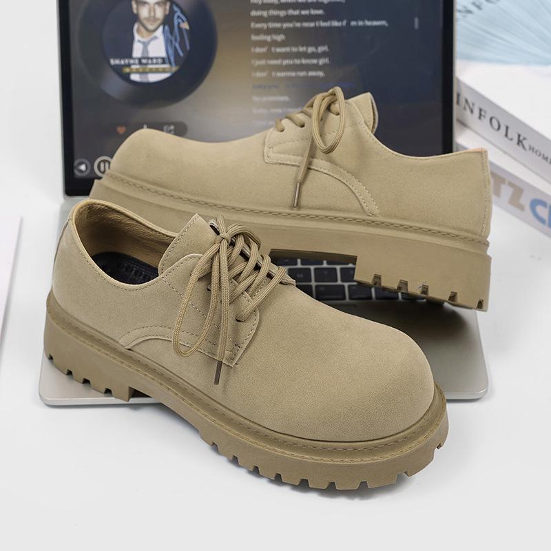 Мужская обувь Tooling 2025 весна новая мужская верхняя одежда для работы работа страхование ретро универсальные большие дерби модные туфли