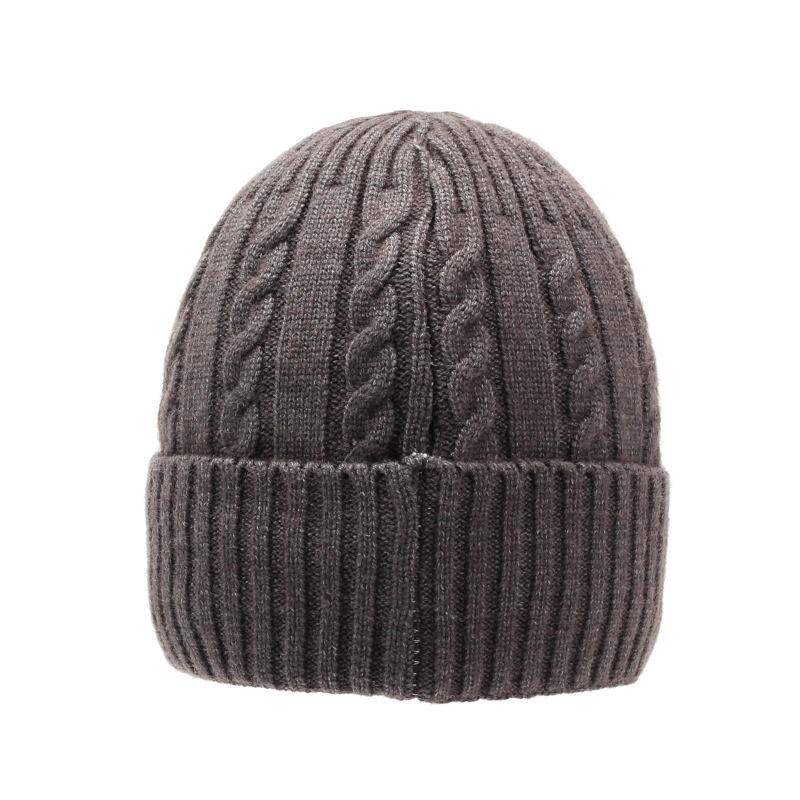 Женская утолщенная вязаная шапка, ветрозащитная, теплая, осенне-зимняя шерстяная шапка, мужская шапка от холода, для улицы, с защитой ушей, шапка-обхват для большой головы