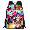 Kids Cartoon Backpack School Children 1-6 Grade Lightweight Ergonomic Oxford Fabric Bag With Printed Design