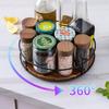Вращающийся на 360 градусов поворотный стол Lazy Susan, универсальная вращающаяся круглая деревянная полка для хранения вещей для домашней кухни, кладовой