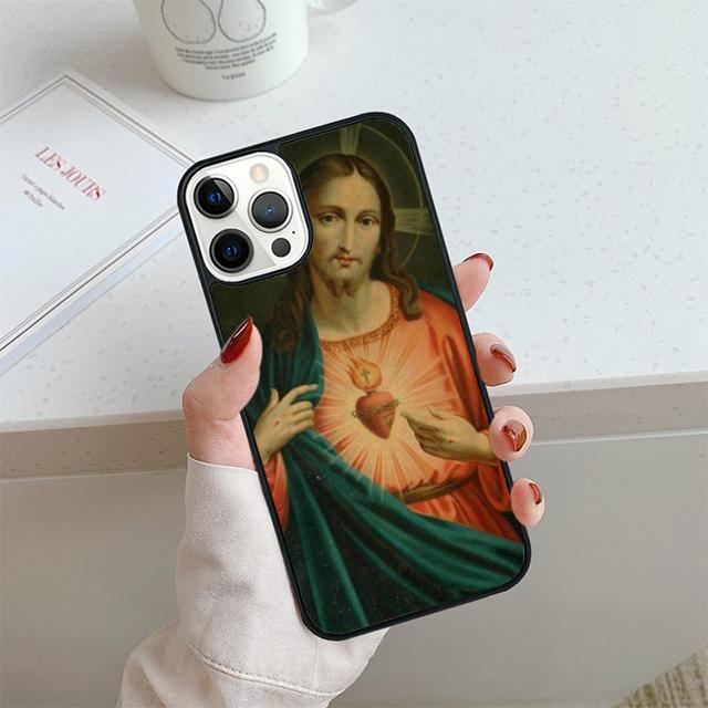 God Jesus Phone Case For iPhone 17 Air 14 15 16 13 12 Cover For Apple iPhone 17 Air 14 15 16 Pro Max 6S Plus Coque