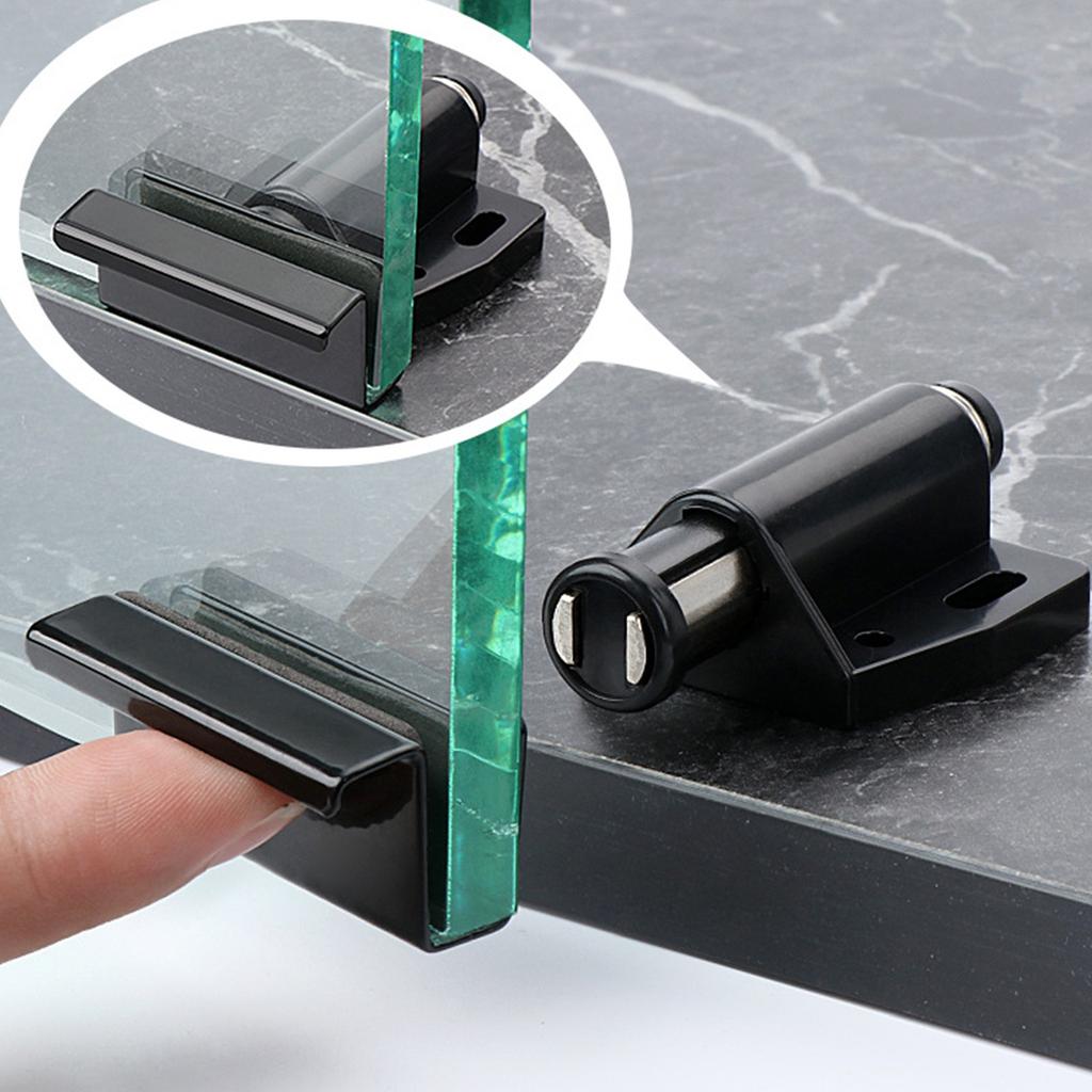 Магнитные защелки с одной головкой Замки Петли для стеклянных дверей Магнитные защелки Push To Open Мебельная фурнитура