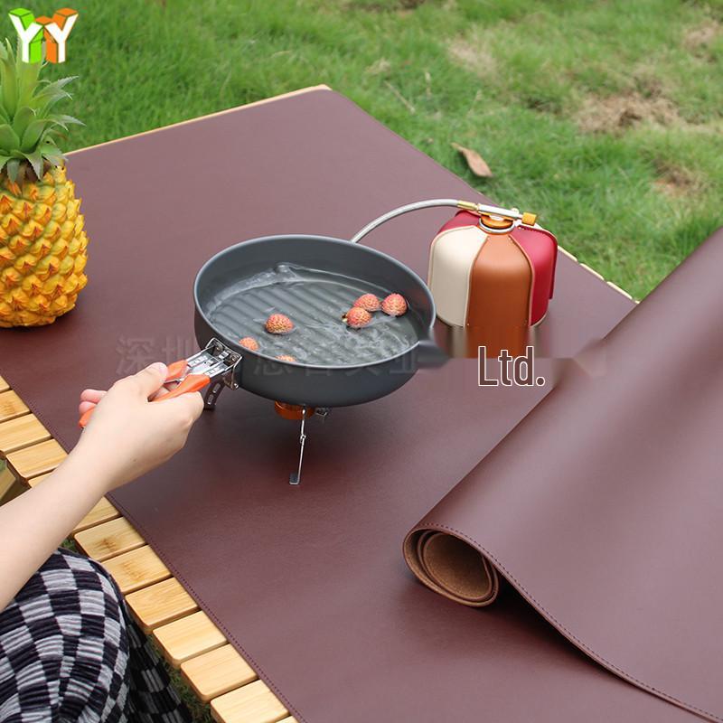 Водонепроницаемый уличный кожаный коврик для пикника - Большой размер для кемпинга и барбекю