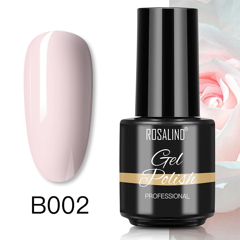 ROSALIND 7ml Soak Off Гель-лак яркий для дизайна ногтей LED / УФ-лампа
