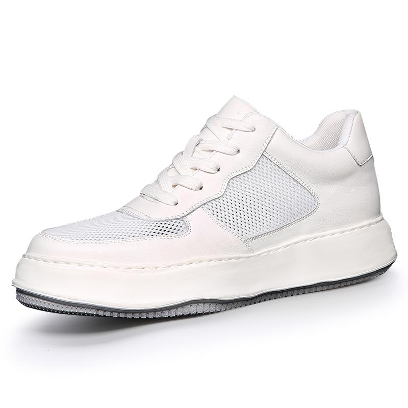 New Men Casual Leather Shoes Classic Lace-Up Antiskid Sports Shoes Outdoor Wear-Resistant Vulcanized Shoes High-Quality Men Shoe