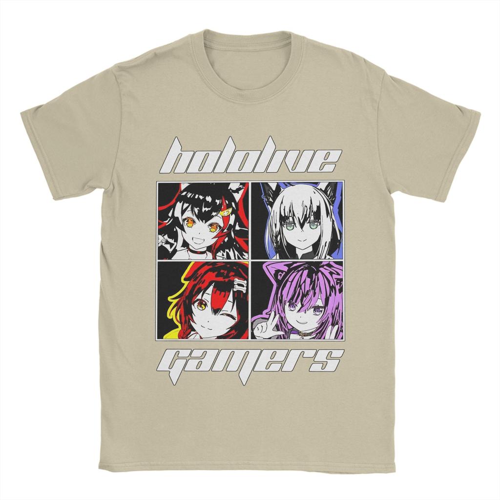 Hololive Gamers 21356779741626 Graphic T Shirt for Men Women Pure Cotton Tee Shirt Clothes