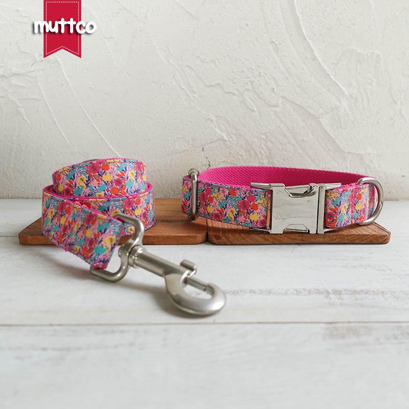 MUTTCO UDC-121 Дизайнерский Поводок и Ошейник для Собак, Набор