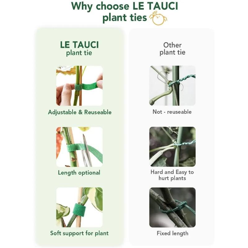 5/3/1 M Nylon Plant Bandage Tie Reusable Plant Hook Loop Ties Green Fastener Tape Bamboo Cane Wrap Support Home Garden Accessories