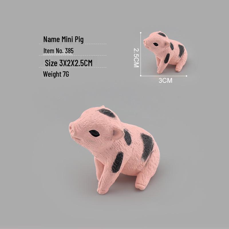 Набор миниатюрных моделей сельскохозяйственных животных для трансграничной торговли: Куры, Утки, Гуси, Коровы и другие