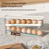 Ящик для хранения яиц Yousheng Refrigerator с большой емкостью, двухслойный, прозрачный, автоматический, прокручивающийся, держатель для яиц
