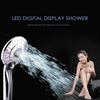 Temperature Sensor Colorful LED Shower Head Handheld Luminous Shower Sprayers  Home