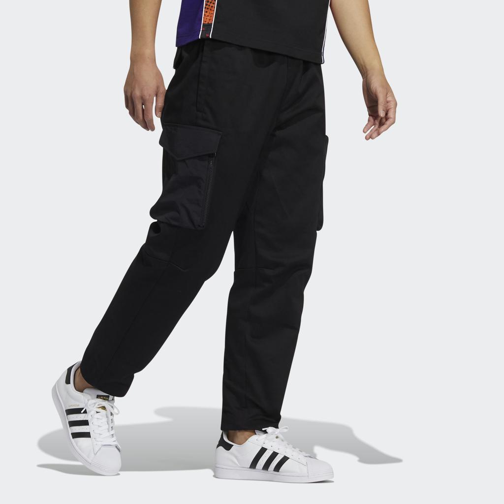 Adidas Оригинальные спортивные штаны с трилистником, мужские спортивные штаны, черные HC0377