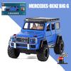 1:24-масштабная модель автомобиля из сплава Big G, с имитацией звука и света, откатным амортизатором, игрушечный автомобиль, украшение для коллекции мальчиков