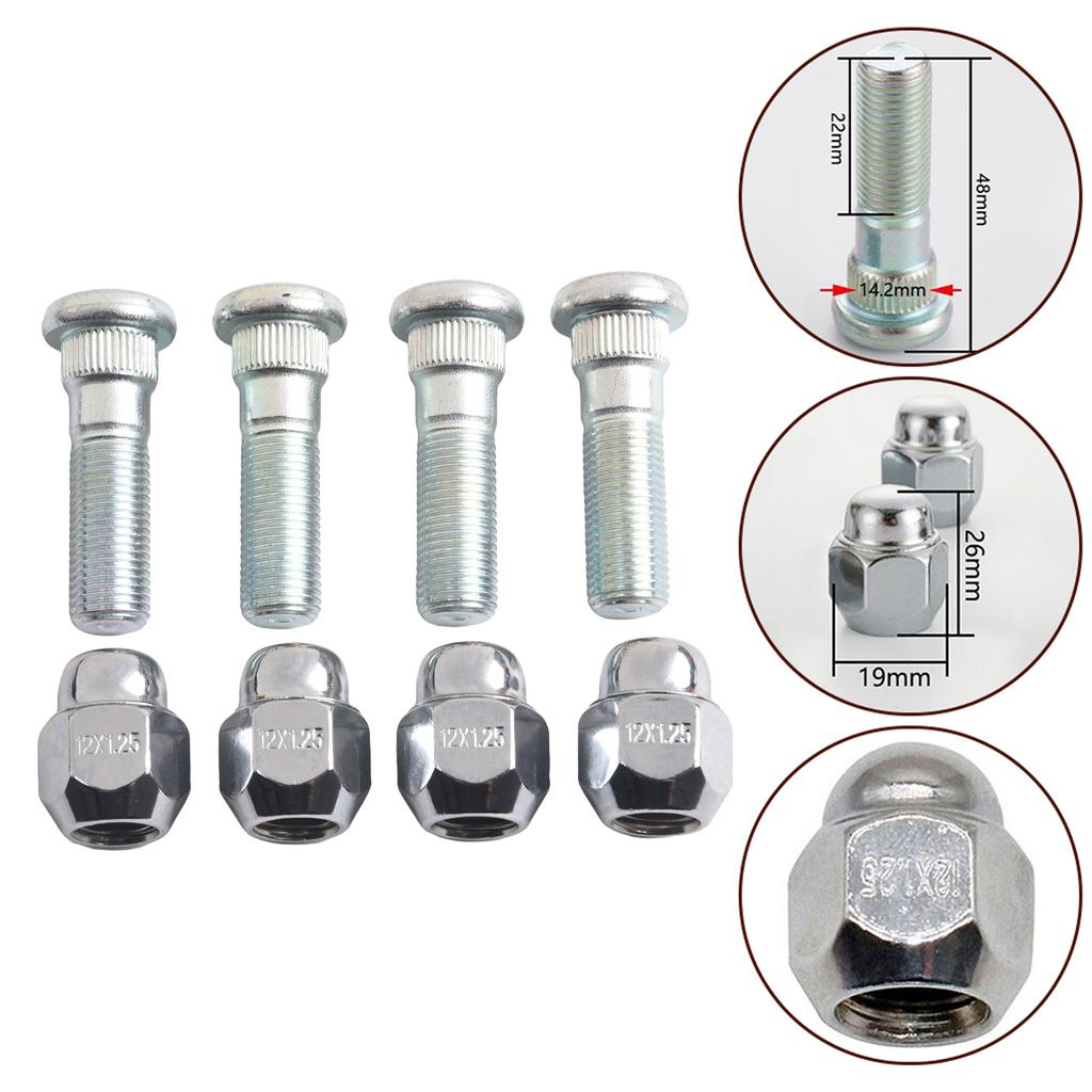 Car Accessories Wheel Hub Bolt Stud Car Stud Nut SET M12*1.25 28365FE001 Wheel Hub Bolt For Forester 2009-2019