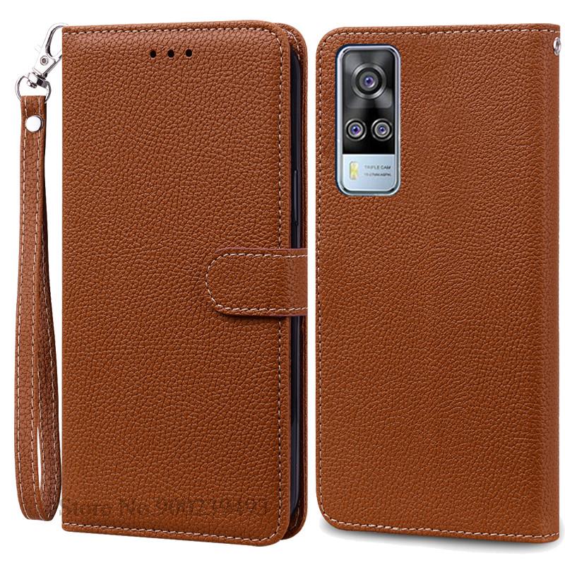 Для Vivo Y31 2021 Чехол V2036 Чехол-книжка с кошельком Для Vivo Y51 Y51A V2030 Y 51 31 Чехол VivoY31 Для Vivo Y33 Y53S 4G Мягкая обложка Funda