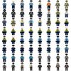 76 Urban Police People Small Particles Building Block Children Assembled Toys Traffic Police Prison Prisoners