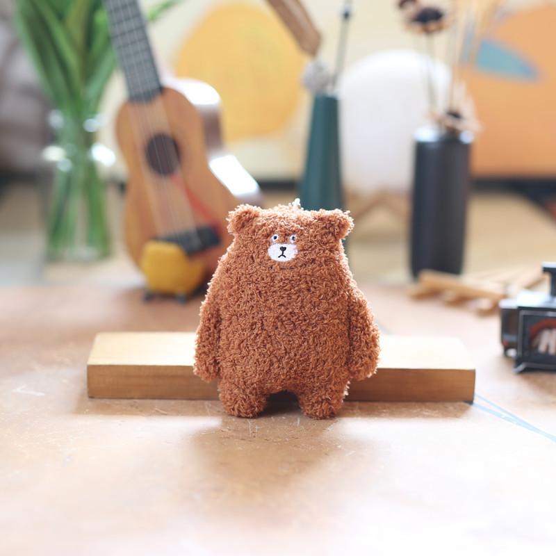 Милый милый медведь кулон плюшевая игрушка кукла мультфильм школьная сумка подвесное украшение брелок кукла кукла