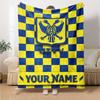 Name Custom Sint-Truidense VV Print Flannel Blanket High Quality Warm Comfortable Cover for All Seasons Perfect for Gifts Home Decor
