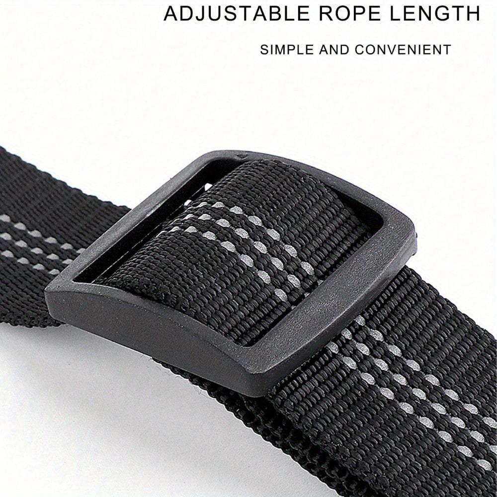 1pcs Pet supplies, car seat belts, dog leashes, retractable cushioning, elastic reflective safety ropes, dog leashes