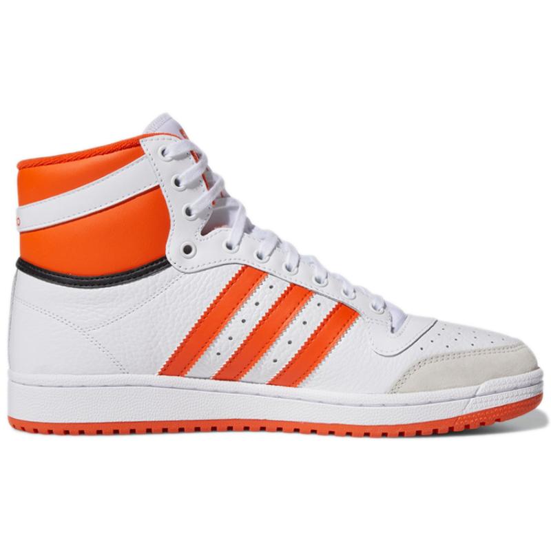 Adidas Оригинальные кроссовки Originals Top Ten High белые с оранжевым S24136