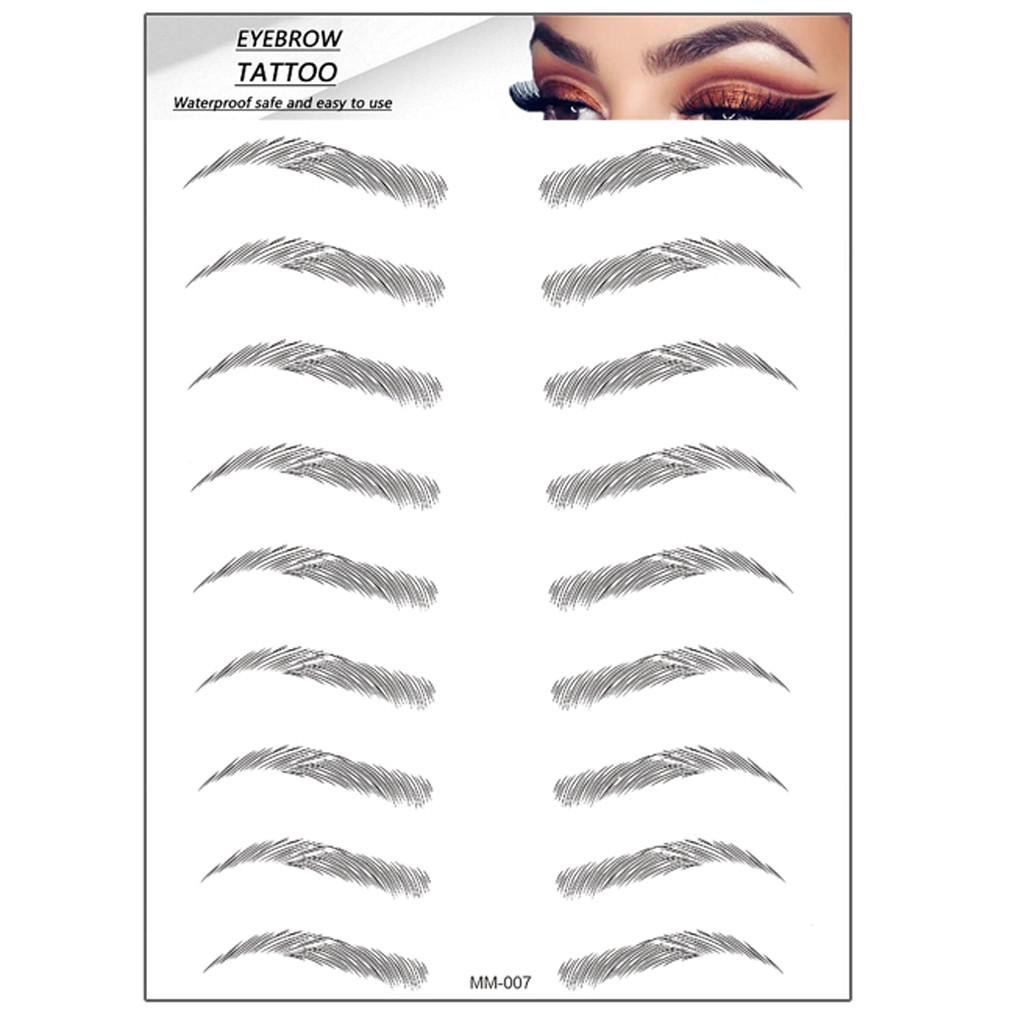 6D волосы, похожие на настоящие брови, уход за волосами, формирователь бровей, макияж, наклейка для бровей